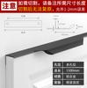 Manijas de Puerta de Gabinete Invisibles Forradas Borde Dorado de Lujo Ligero Modernas Simples para Gabinete Armario Manijas Negras Personalizables