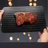 Bandeja Descongelante de Alumínio de Grau Alimentício para Bife, Alimentos Congelados e Carne Tábua de Descongelamento Rápido 2020 Aço Inoxidável de Grau Alimentício Transfronteiriço