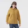 Otoño e Invierno 500g Terciopelo Austriaco Compuesto Terciopelo Ártico Chaqueta Polar con Capucha Abrigo para Pareja Cárdigan Sudadera con Capucha Casual Sudadera