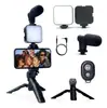 Kit de luz de preenchimento de mesa multifuncional para beleza de pernas com microfone, luz para conferência SLR, best-seller transfronteiriço