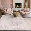 Alfombra de Imitación de Cachemira de Lujo para Sala de Estar, Antideslizante, Lavable a Máquina, Tapete para Mesa de Café, Alfombra de Fácil Cuidado para Mesita de Noche en Dormitorio