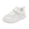 Zapatos Deportivos de Primavera y Otoño para Niños 2025 Nuevos Suela Blanda Niños Medianos y Grandes Malla Transpirable Versátiles Ligeros Zapatos Blancos