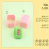 Paletas con Lema de Bendición Serie 3D Dibujos Animados Molde de Libro Simulación Papá Noel Impresión DIY