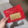 Ouro Puro 999 Envelope Vermelho Zodíaco Colorido Desenho Animado Moeda de Ouro Comemorativa Princesa Por Favor Fique Rico e Abra a Porta Moeda de Ouro Vermelha Presente Atacado