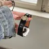 Correa de Reloj con Hebilla Magnética Saturno Patrón de Cocodrilo Adecuada para Apple Watch iWatch Generación 11 10/987Ultra/Se