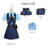Ropa de Cosplay de Disney Traje de Cosplay de Conejo Policía Camisa Sexy Estilo Puro Deseo Uniforme JK Estilo Escolar