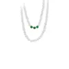 Colar de Pérolas Shijia Corrente de Suéter Elegante e da Moda para Mulheres Acessórios de Vestuário Versáteis Simples de Alta Qualidade Pingente