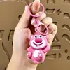 Novo Chaveiro de Urso de Lã em Resina Feminino Exquisito Pingente para Carro Bolsa Escolar Casais Moda Pendurado na Bolsa Pequenos Presentes