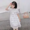 Vestido de Aisha de Frozen 2 para niña Vestido de verano para niña Vestido de princesa Aisha de manga corta de algodón con estilo