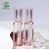 Shanyi Plástico Totalmente Transparente Tubo para Brillo de Labios Tubo Vacío Plástico Mini Tubo para Brillo de Labios Botella Dispensadora de Brillo de Labios Material de Empaque Cosmético