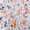Acessórios populares para nail art da série cabeça de gato KT, laços fofos, acessórios de resina translúcidos Hello Kitty para unhas e cabelo