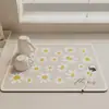 Alfombrilla Drenante para Encimera de Cocina Alfombrilla Absorbente de Tierra de Diatomeas Baño Lavabo Antideslizante Sin Lavado Alfombrilla de Control de Agua