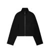 AliExpress transfronterizo 2026 Primavera Nuevo Casual Simple Cuello alto Cremallera Chaqueta bomber 8372283