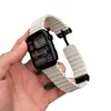 Adequado para AppleWatch789 Pulseira Apple Watch iwatch10 Geração se Silicone Marinho Magnético Dobrável Relógio