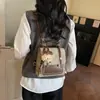 Mochila vintage para mujer transfronteriza, bolsa escolar casual de nicho para estudiantes, mochila de viaje ligera de alta calidad y moderna