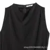 Comercio Exterior Transfronterizo Ropa de Mujer Producto Nuevo Primavera 2026 Estilo Europeo y Americano Moda Casual Elegante Top sin Mangas con Cinturón 1322617