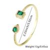 Nuevo Pulsera de Cobre con Baño de Oro Real Todo Fósforo con Diamante para Niñas Estilo Lujo Ligero de Gama Alta Elegante Moda Pulsera Accesorios