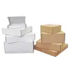 Caja blanca para máquina voladora ancho 30 cm cartón corrugado extra duro caja de embalaje impresa caja para paquetería express embalaje personalizado lotes pequeños