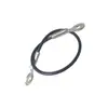 Terminal de cable de acero inoxidable 304 junta de prensado punzón de cable de acero cuerda de seguridad para cable anillo de tracción para cuerda de lámpara de minero accesorios