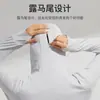 Ropa de Verano Costera para Hombres y Mujeres de Seda de Hielo con Protección UV UPF50+, Chaqueta Ligera y Transpirable para Pesca al Aire Libre para Hombres
