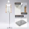 Modelo masculino de estilo coreano ajustado, accesorios de media figura humana, escaparate de ropa, modelo informal de moda, expositor de cuerpo entero