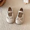 Zapatos rojos de cuero para niña, nueva colección de otoño 2026, zapatos de princesa para niños, zapatos de vestir para niñas pequeñas, perfectos con vestidos, suela suave, estilo primavera