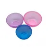 Salón de belleza tazón para mascarilla grande DIY transparente suave tazón para mezclar mascarilla tazón para mascarilla transparente esmerilado