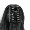Peluca de Cola de Caballo Europea y Americana Transfronteriza Cola de Caballo Ondulada Pinza para el Cabello Extensión de Cola de Caballo Pinza