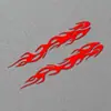 Tiras Reflectantes de Llama Coloridas para Motocicleta Pegatinas Geniales para Vehículos Eléctricos y Coches Calcomanías Laterales para Motocicleta de Calle Horizon