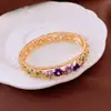 Pulsera Abierta Bicolor con Forma de Gota de Agua y Cruz Brillante Diseño de Pulsera de Personalidad Moda Europea y Americana Joyería de Nicho para Mujeres Venta al por Mayor