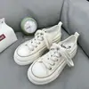 Zapatillas de Lona Blancas Transpirables Estilo Universitario Dopamina Juveniles y Energéticas para Mujer Primavera y Verano 2027 Zapatos Casuales Versátiles