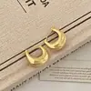 Diseño de Nicho, Versátil para el Día a Día Colección de Pendientes Sencillos Chapados en Oro Real, Pendientes de Lujo Accesible de Gama Alta, Modernos y Personalizados