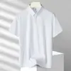Secado rápido/Sin costurasCamisa polo sin costuras para parejas jóvenes y de mediana edad, alta elasticidad, resistente a las arrugas, camiseta de manga corta, nuevo modelo de verano 2026