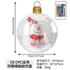 Nuevo producto transfronterizo: Linterna de bola inflable con cabeza de ciervo de dibujos animados para decoración festiva de jardín al aire libre, bola de Navidad inflable de PVC