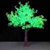 Luz LED para árvores com folhas de ginkgo, luz para paisagens, luz LED luminosa para árvores, luz LED para árvores de bordo, luz de simulação de árvore