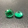 Pedras Preciosas Coloridas Cultivadas, Pedras Preciosas Coloridas Redondas, Rubi, Safira, Padparadscha, Joias Sintéticas Criadas em Laboratório