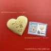 Regalos Decorativos de Alto Valor, Pasteles en Forma de Corazón, Serie Completa de Regalos de Oro Puro 999 para el Día de San Valentín Chino, Venta al por mayor desde Shuibei