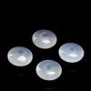 Colgante de Ágata Blanca Natural Hongchu Crystal para la Paz Accesorios de Joyería DIY Ágata Blanca Donut Cuentas Sueltas Al por Mayor