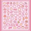 Pegatina Original de Dibujos Animados Lindos Estilo Pixel Ins Coreano Láser Tarjeta Goo Cuenta Manual Pegatina Decorativa Diy
