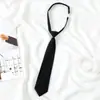 Jk gravata pequena feminina estilo acadêmico xadrez preto vermelho estilo japonês uniforme camisa gravata borboleta homens e mulheres estudantes sem passar atacado