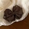 Presilha de cabelo laço de tecido estilo coreano, elegante e delicada, adiciona volume ao cabelo, presilha de torcer, doce e versátil, acessório de cabelo simples
