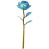 Cor Folha de Ouro 24K Rosa Cravo Dia dos Namorados Dia das Mães Festival Qixi Simulação Luminosa Flor Preservada