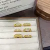 Anillo Abierto Vintage de Estilo Palacio Retro de Moda con Diamantes Completos para Mujer
