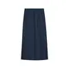 Falda Midi Deportiva de Otoño con Abertura Lateral para Mujer, Moda de Primavera y Verano, Ceñida a la Cadera, Adelgazante, Informal, Larga por Encima de la Rodilla