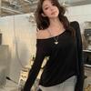 Blusa Interna de Proteção Solar Lateral para Cintura para Mulheres Primavera e Verão Nova Puro Desejo Emagrecimento Suspensório Roupa Externa Camiseta Básica Top Tricotado