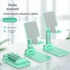 Suporte para Celular de Mesa Dobrável Retrátil Conveniente Multifuncional Preguiçoso Transmissão ao Vivo Universal para Tablet Suporte Logo Presente