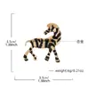 Broche Pin Joyería Diseño de Moda Nicho Estilo Retro Broche para Hombre Año del Caballo Souvenir Regalo