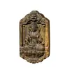 Pendente de Agarwood Nha Trang Vietnã Esculpido Buda Samantabhadra Estilo Chinês Ornamento de Mão