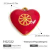 Accesorios de Joyería de Acero Inoxidable Transfronterizos Aceite Goteando Corazón Grande Sombrero de Vaquero Fruta con Diamante Estrella de Mar Colgante para Collar DIY