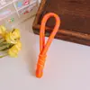 Cordão de contas DIY criativo simples para celular chaveiro estilo ins boneco de corda colorida porta-cartão pingente para mochila